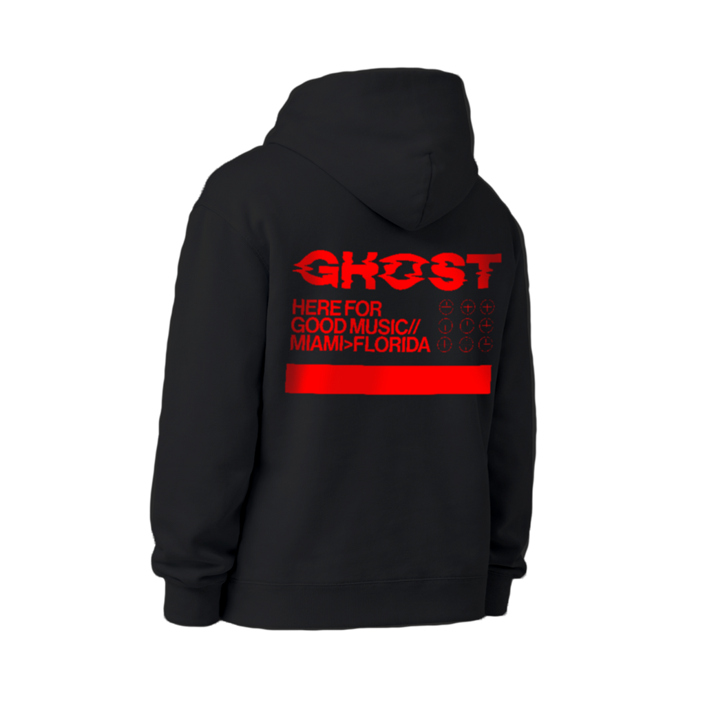 Here For Good Music Black Hoodie