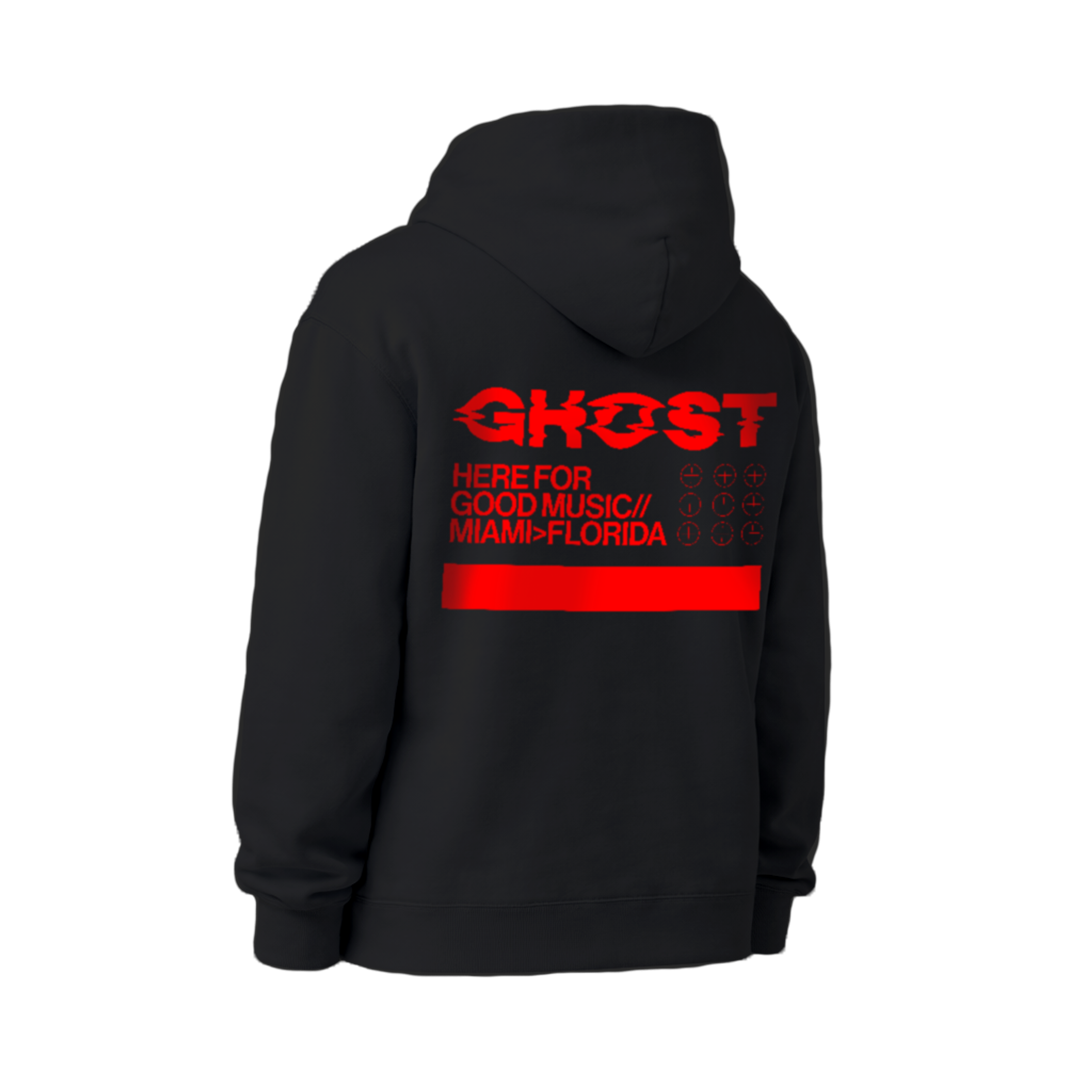 Here For Good Music Black Hoodie