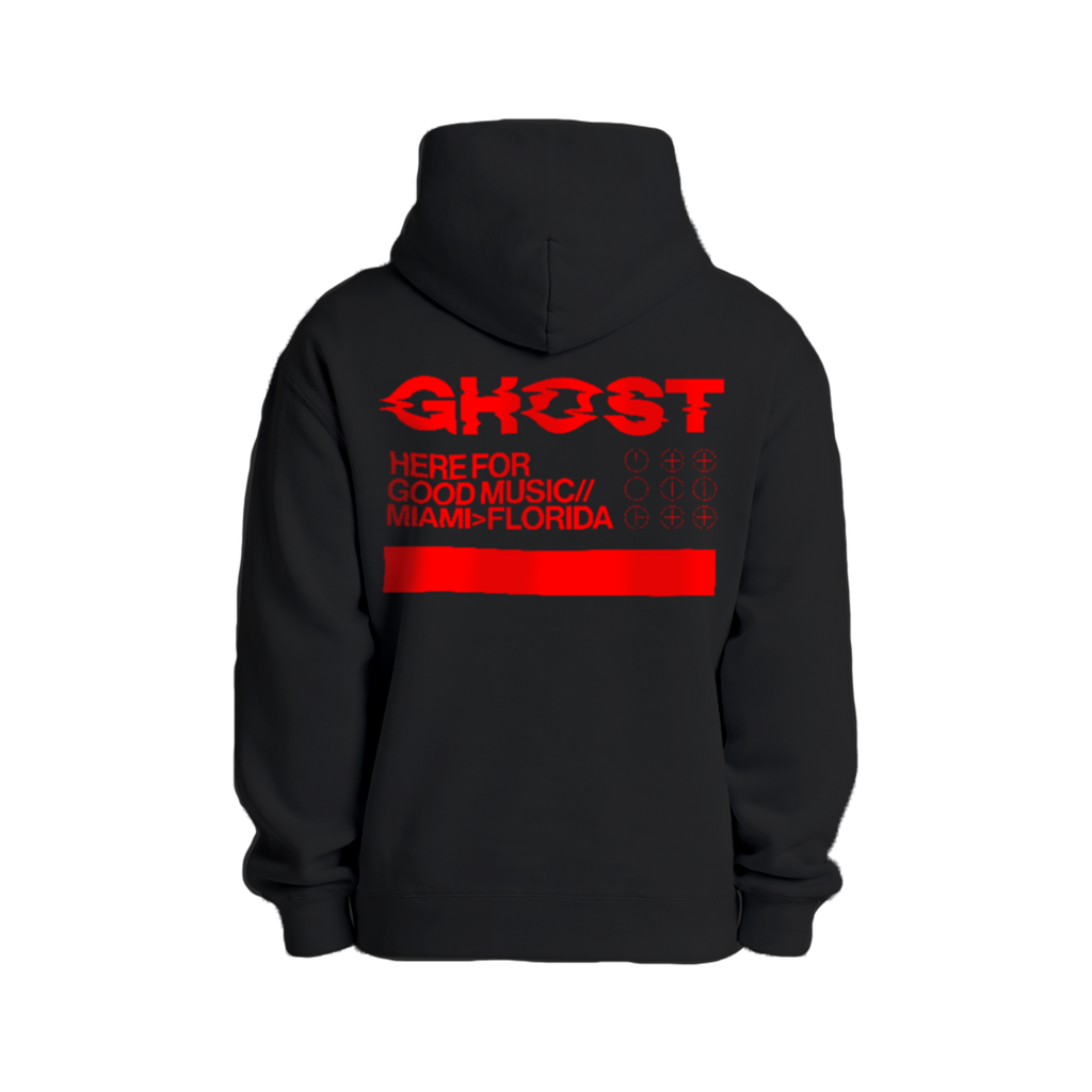 Here For Good Music Black Hoodie