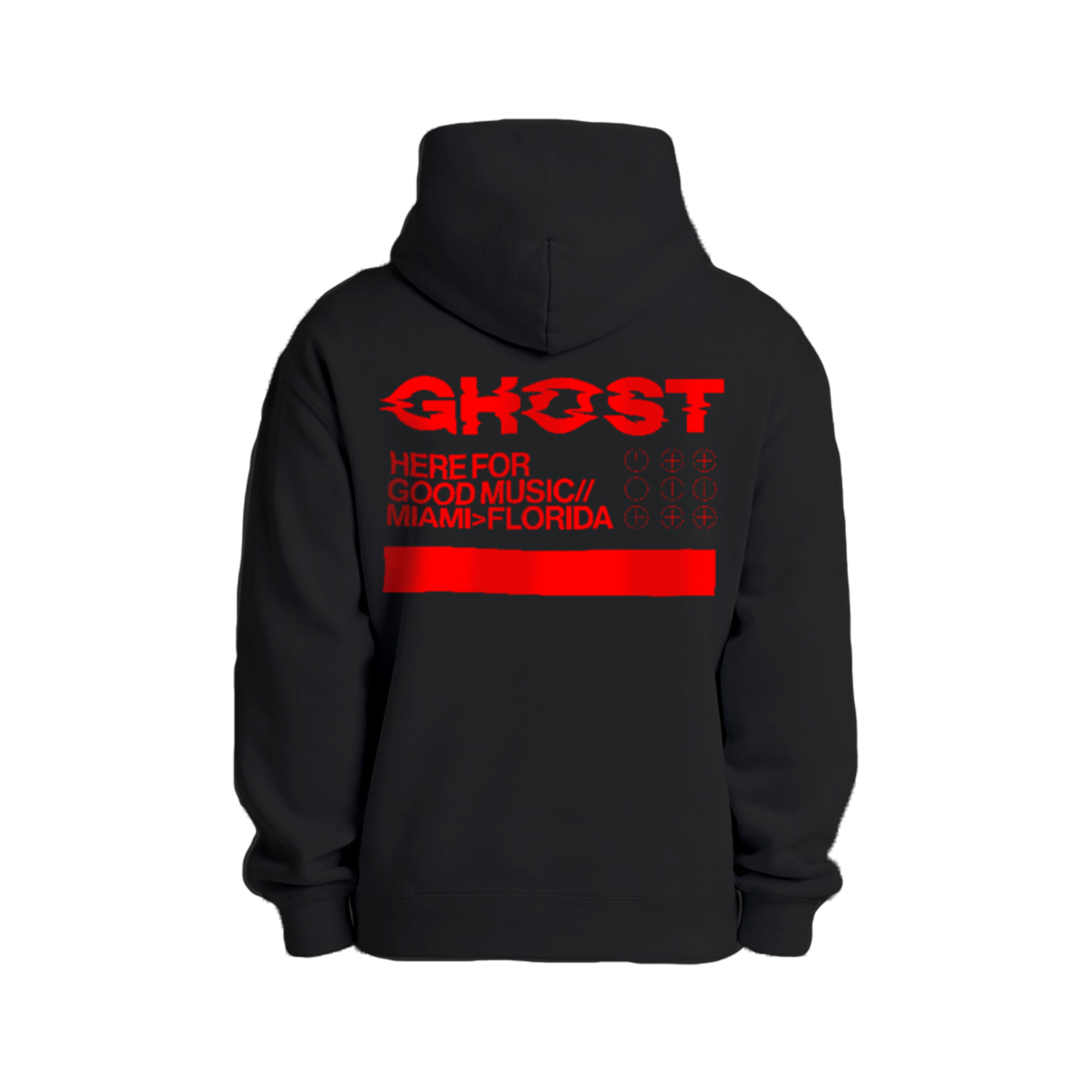 Here For Good Music Black Hoodie