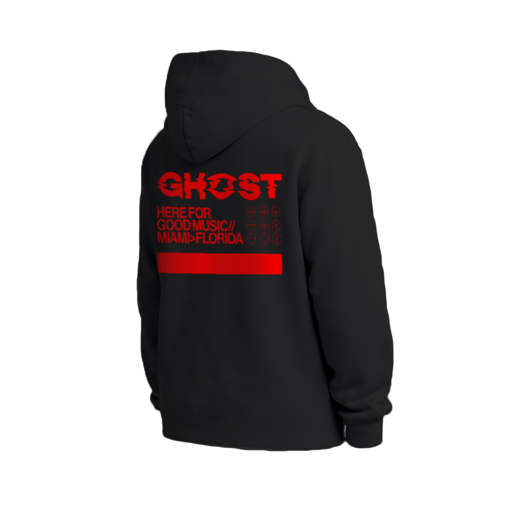 Here For Good Music Black Hoodie