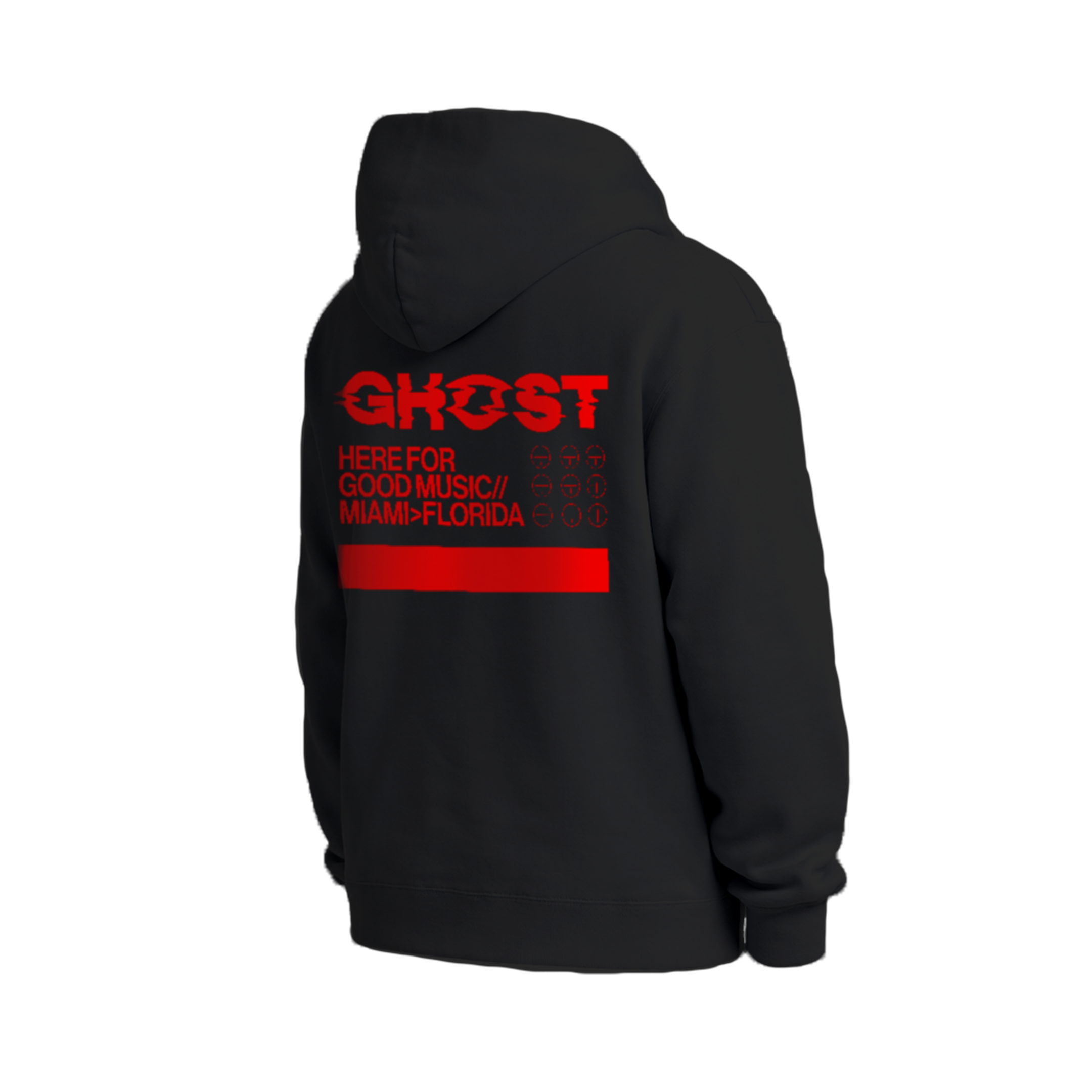 Here For Good Music Black Hoodie