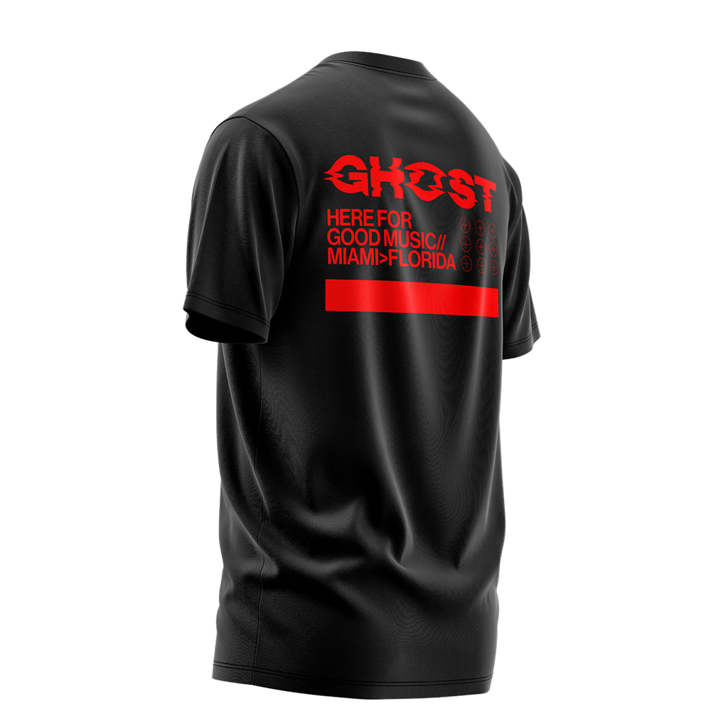 Here For Good Music Black T-Shirt