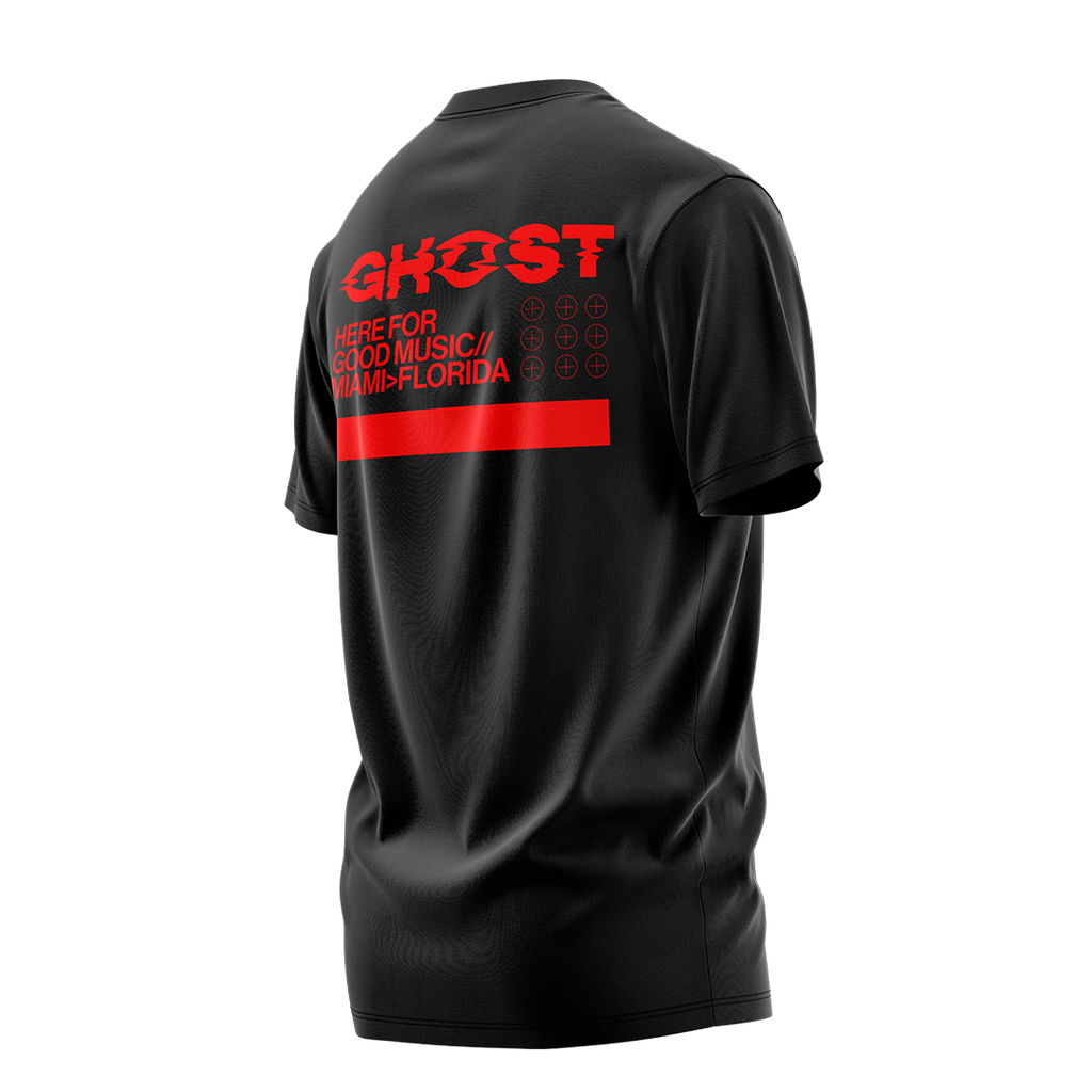 Here For Good Music Black T-Shirt